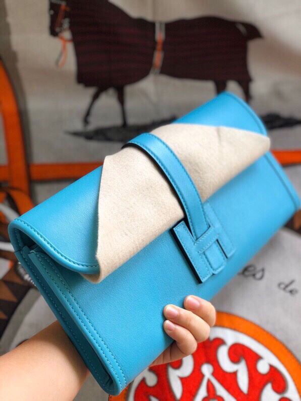 에르메스 지제 엘란29 노던블루 스위프트 송아지가죽 내부 양가죽